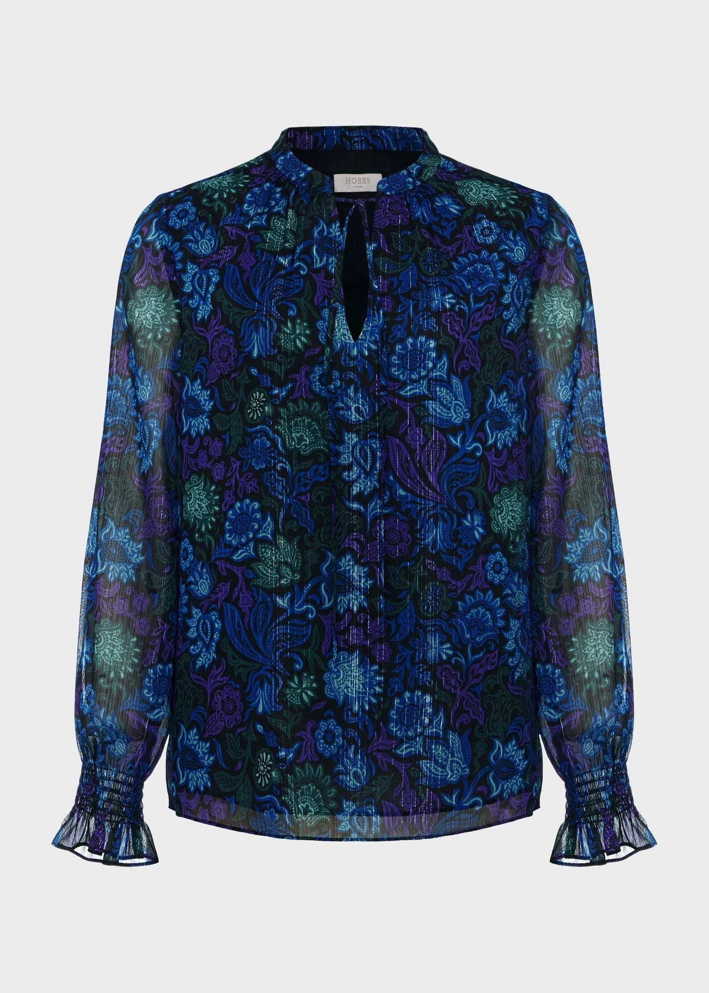 Aisha Lurex Blouse 0223/6969/9845l00 Black-Multi