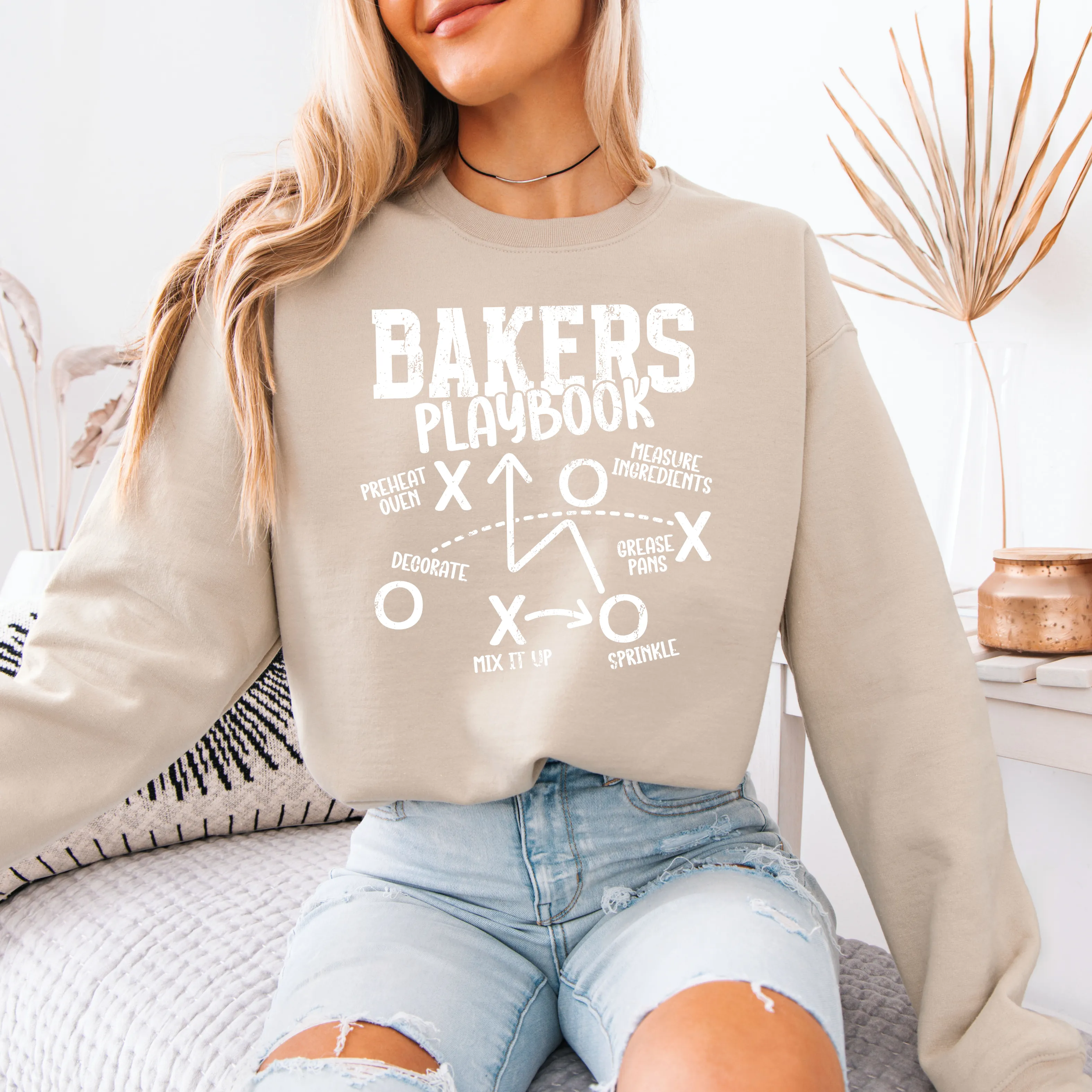 Bakers Playbook [White Design] - Sweatshirt