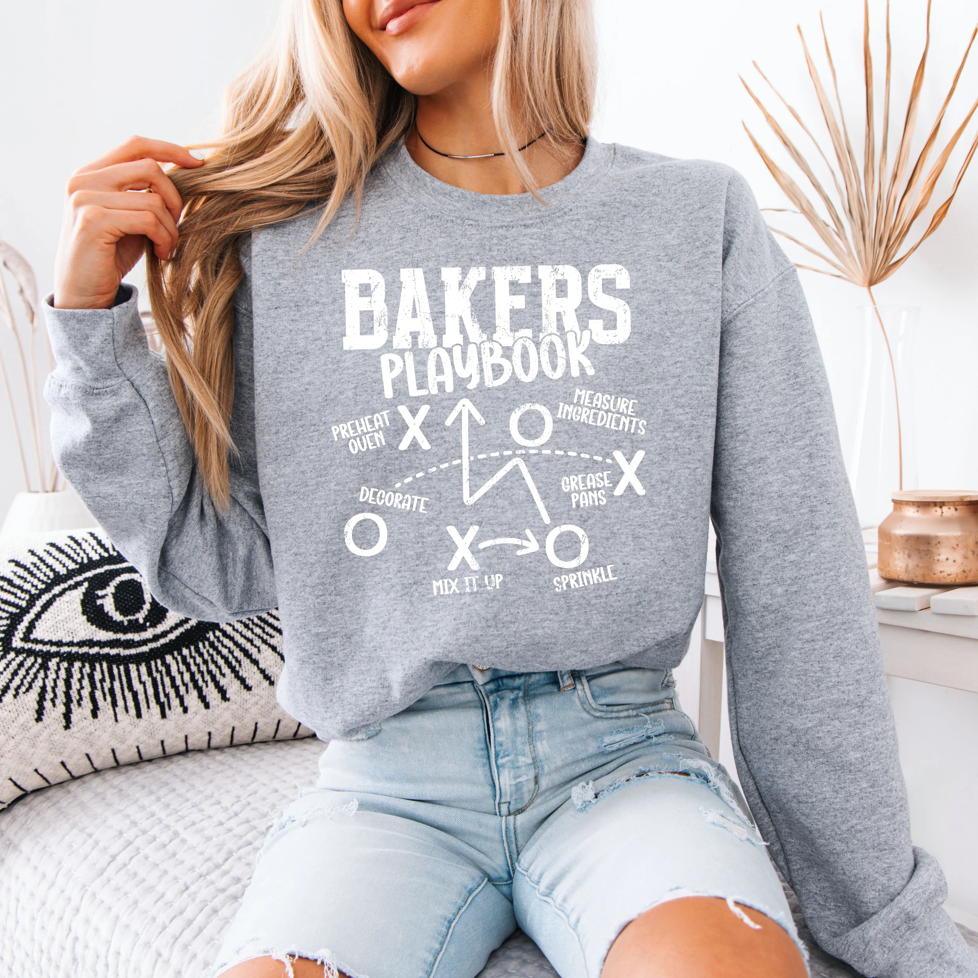 Bakers Playbook [White Design] - Sweatshirt