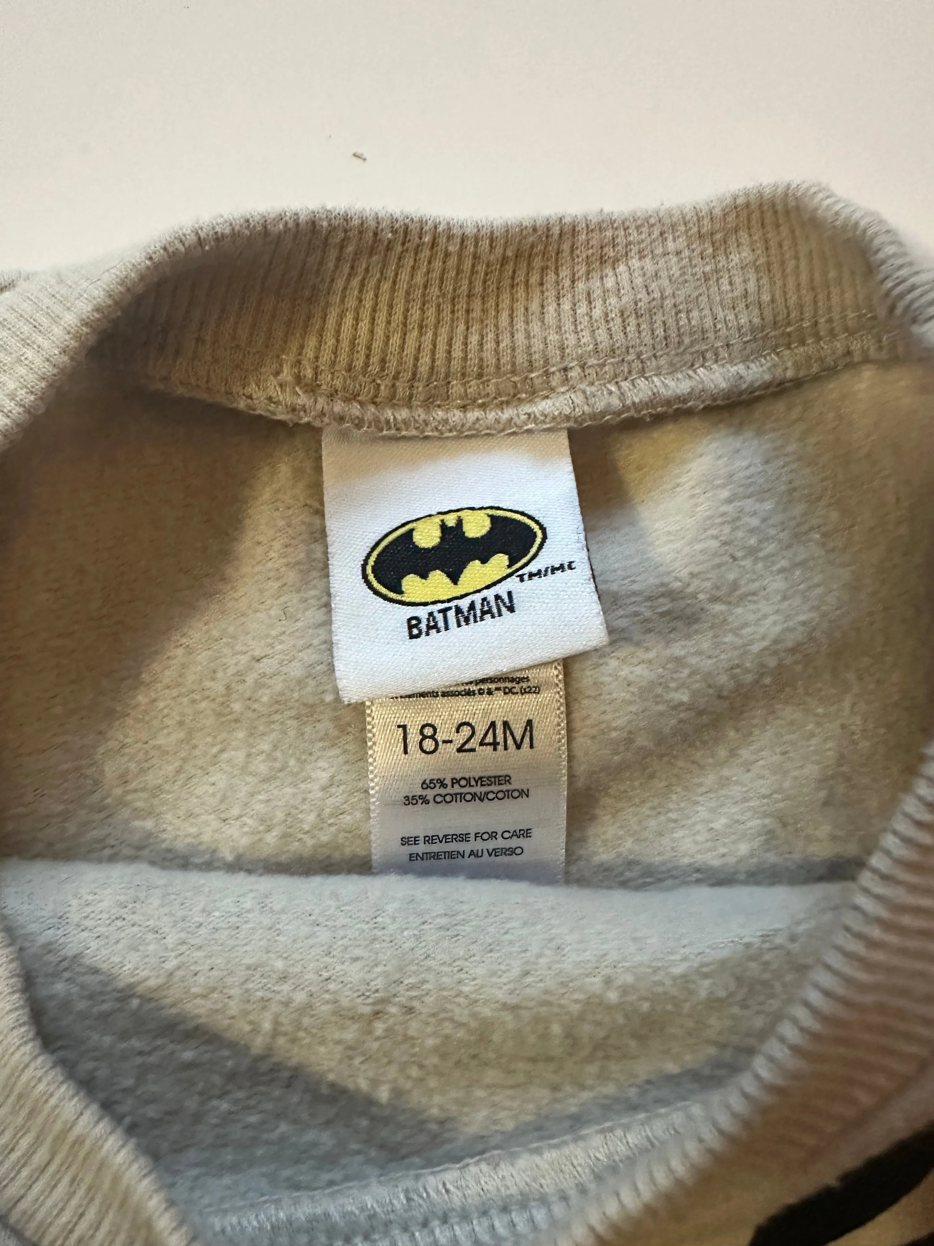 Batman long sleeve 18-24 months, Kids 24 Month (18-24M)