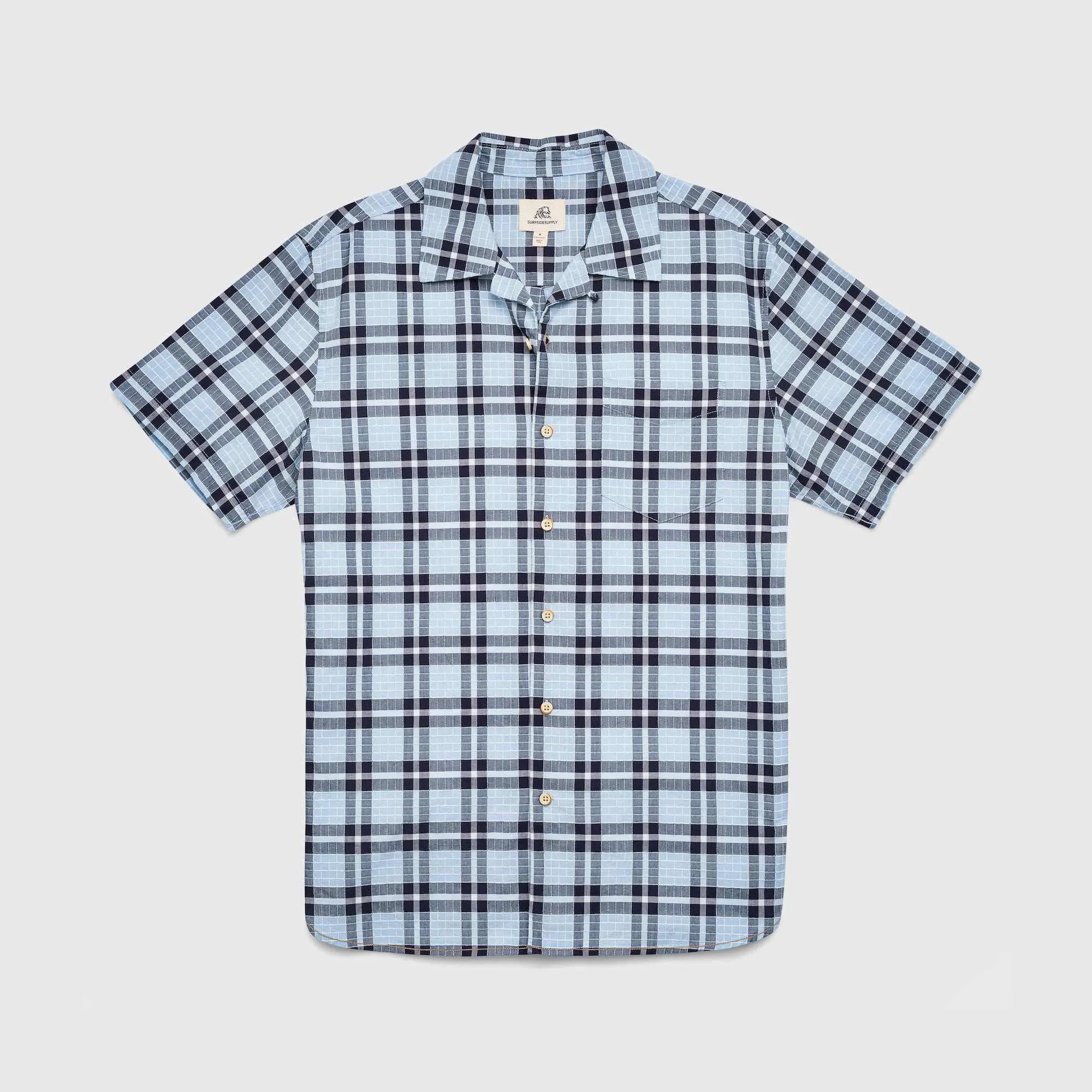 Billy Plaid Shirt - Sky Plaid