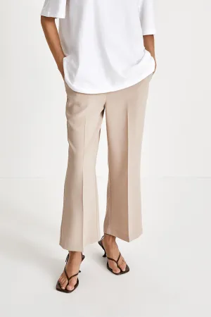 BONITA TROUSERS CROPPED - CREAM