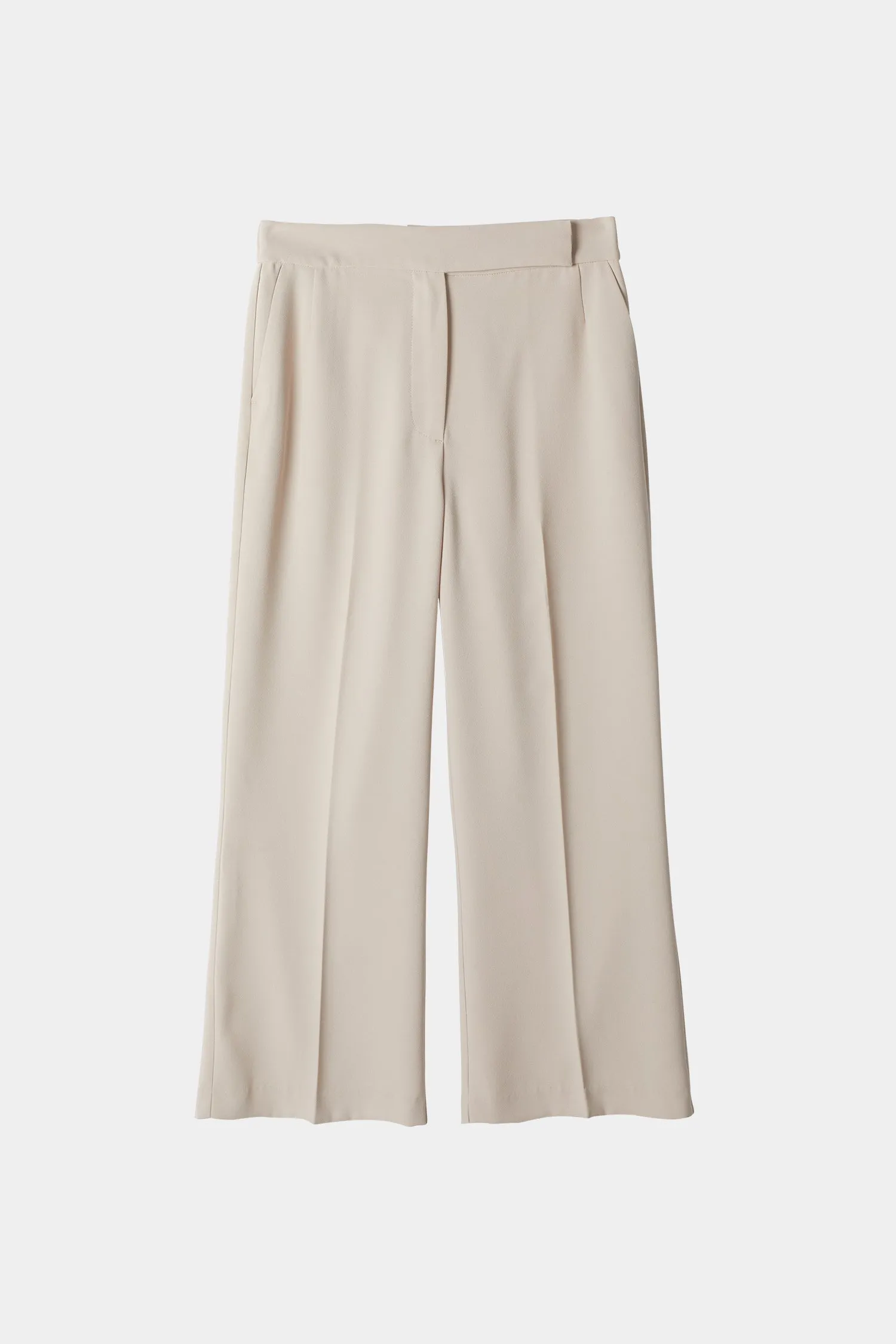 BONITA TROUSERS CROPPED - CREAM