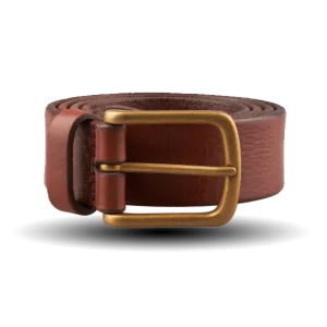 Brown Saddle Leather 30mm Belt