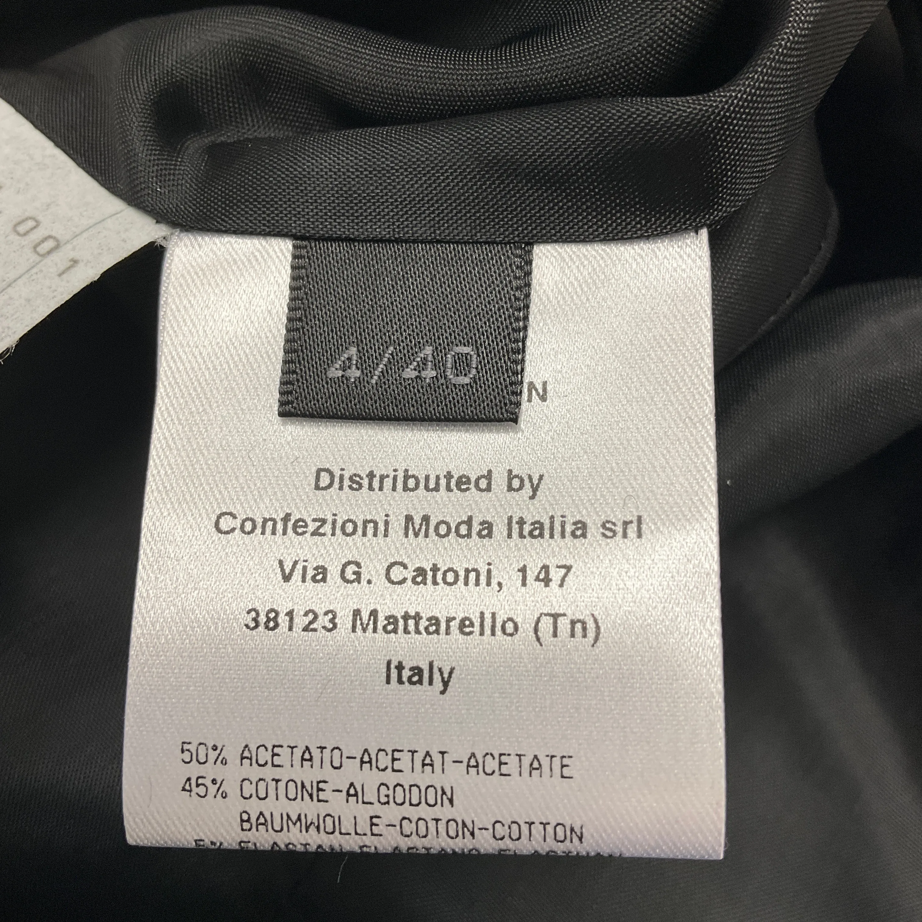 Calvin Klein Collection Black Two-Button Blazer