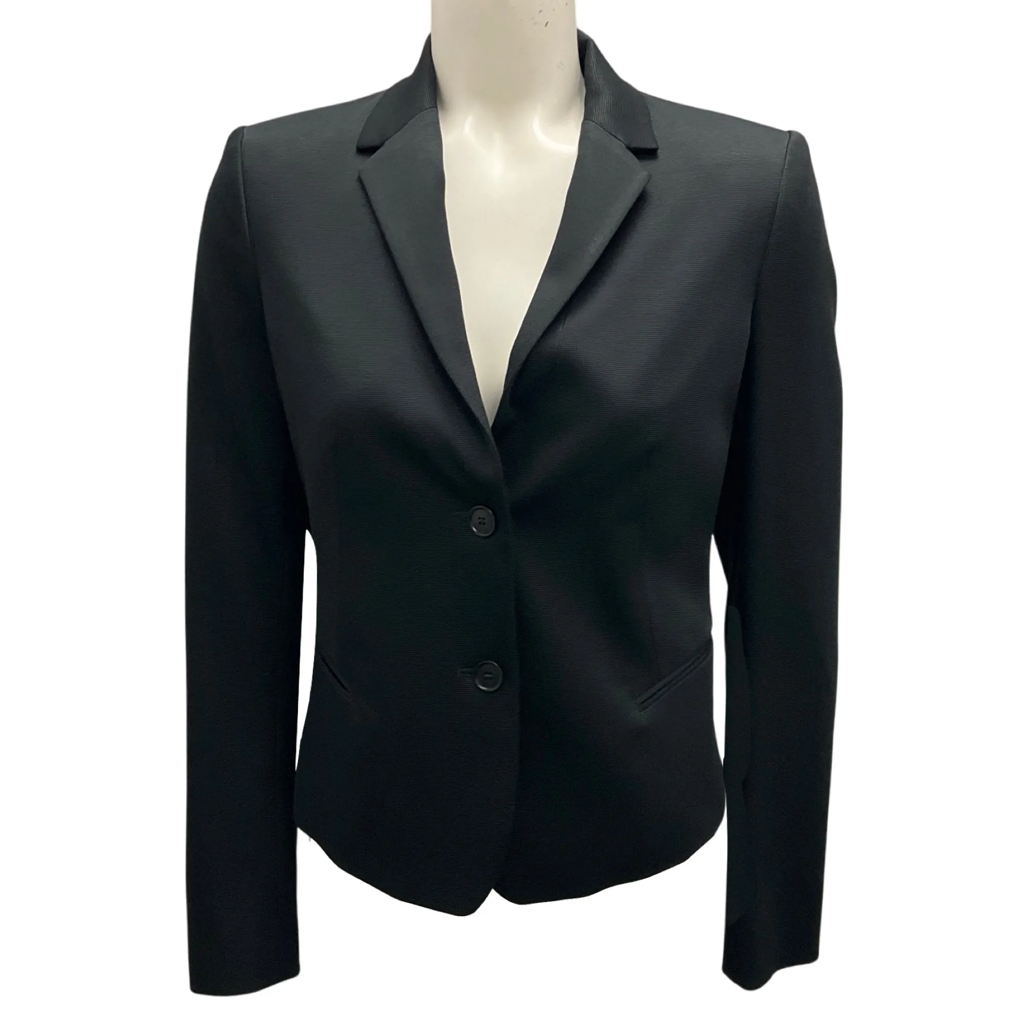 Calvin Klein Collection Black Two-Button Blazer