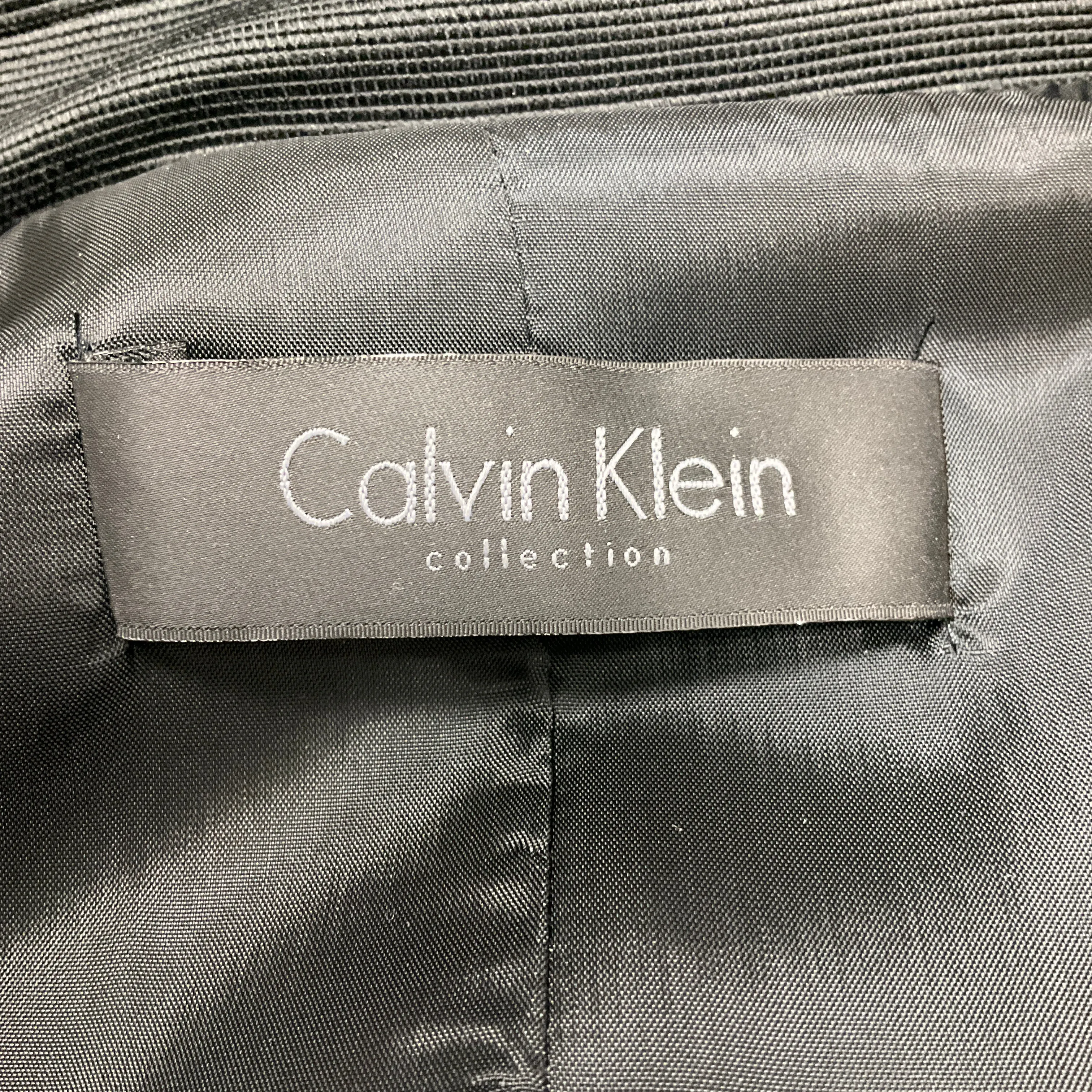 Calvin Klein Collection Black Two-Button Blazer