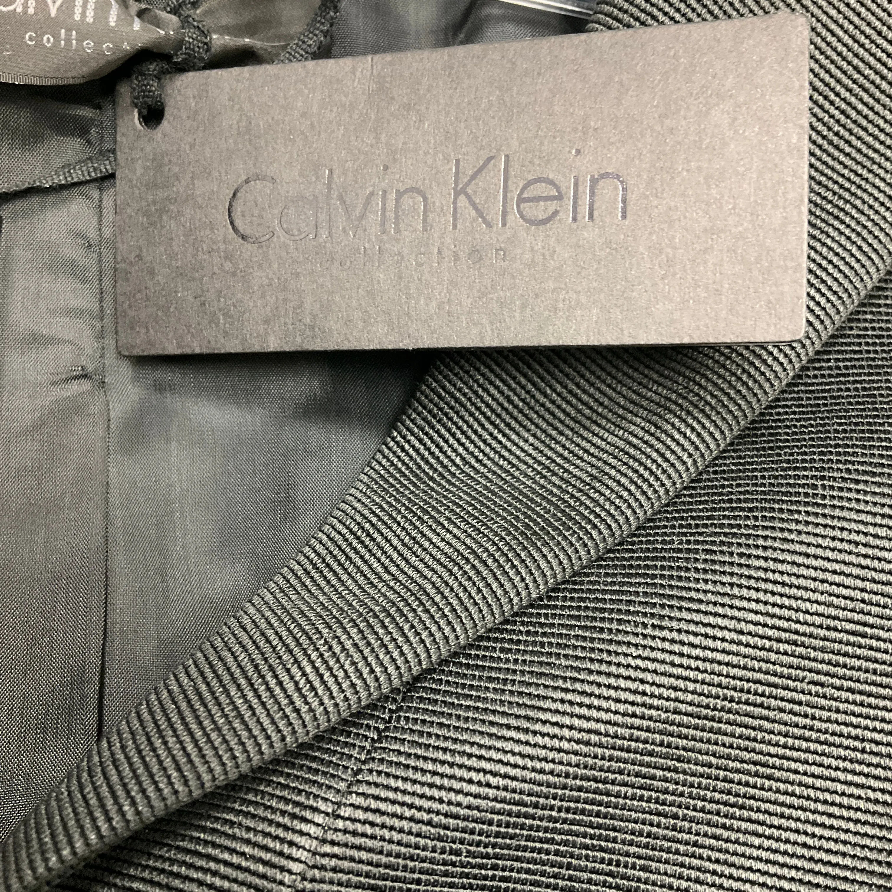 Calvin Klein Collection Black Two-Button Blazer