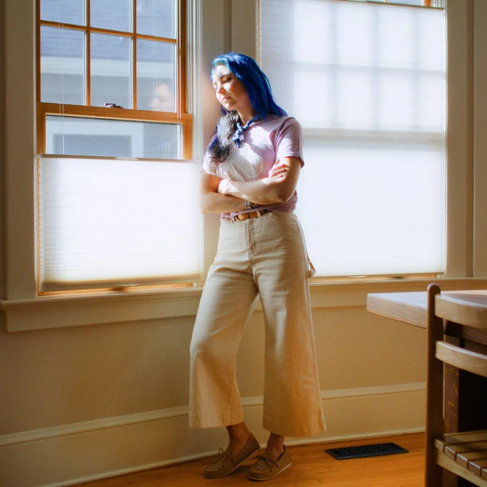 Carpenter Crop Cream Women's Pants