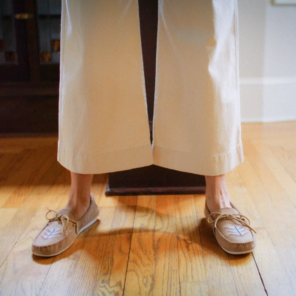 Carpenter Crop Cream Women's Pants