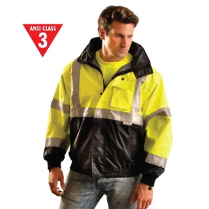Class 3 Black Bottom Bomber Jacket - 3X