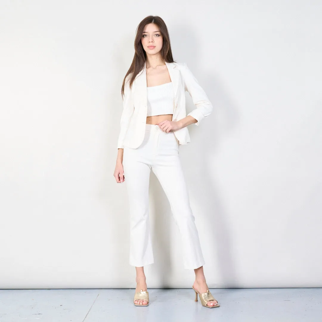 Classic straight-leg trousers wholesale