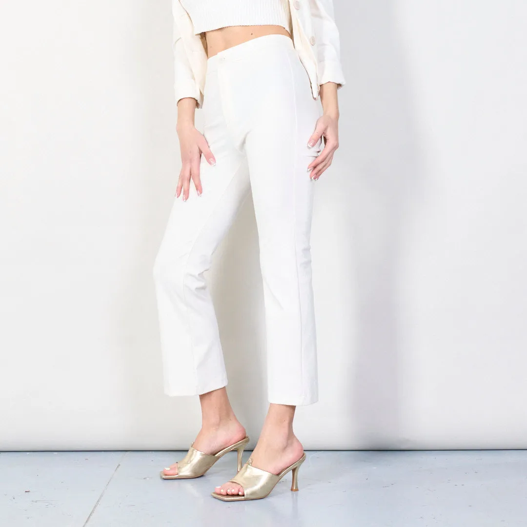 Classic straight-leg trousers wholesale