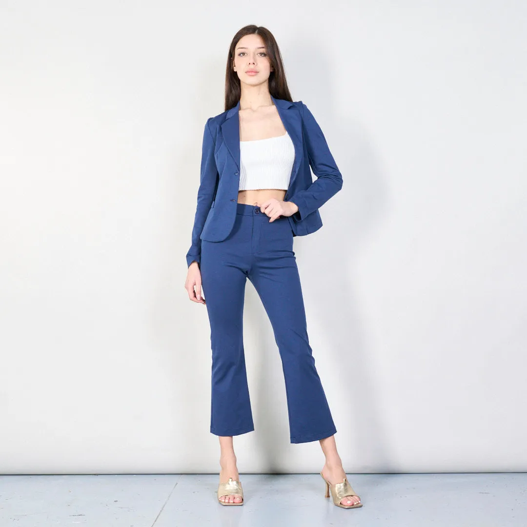 Classic straight-leg trousers wholesale