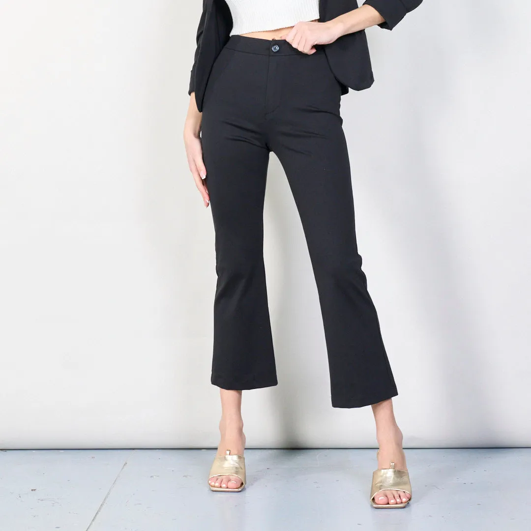 Classic straight-leg trousers wholesale