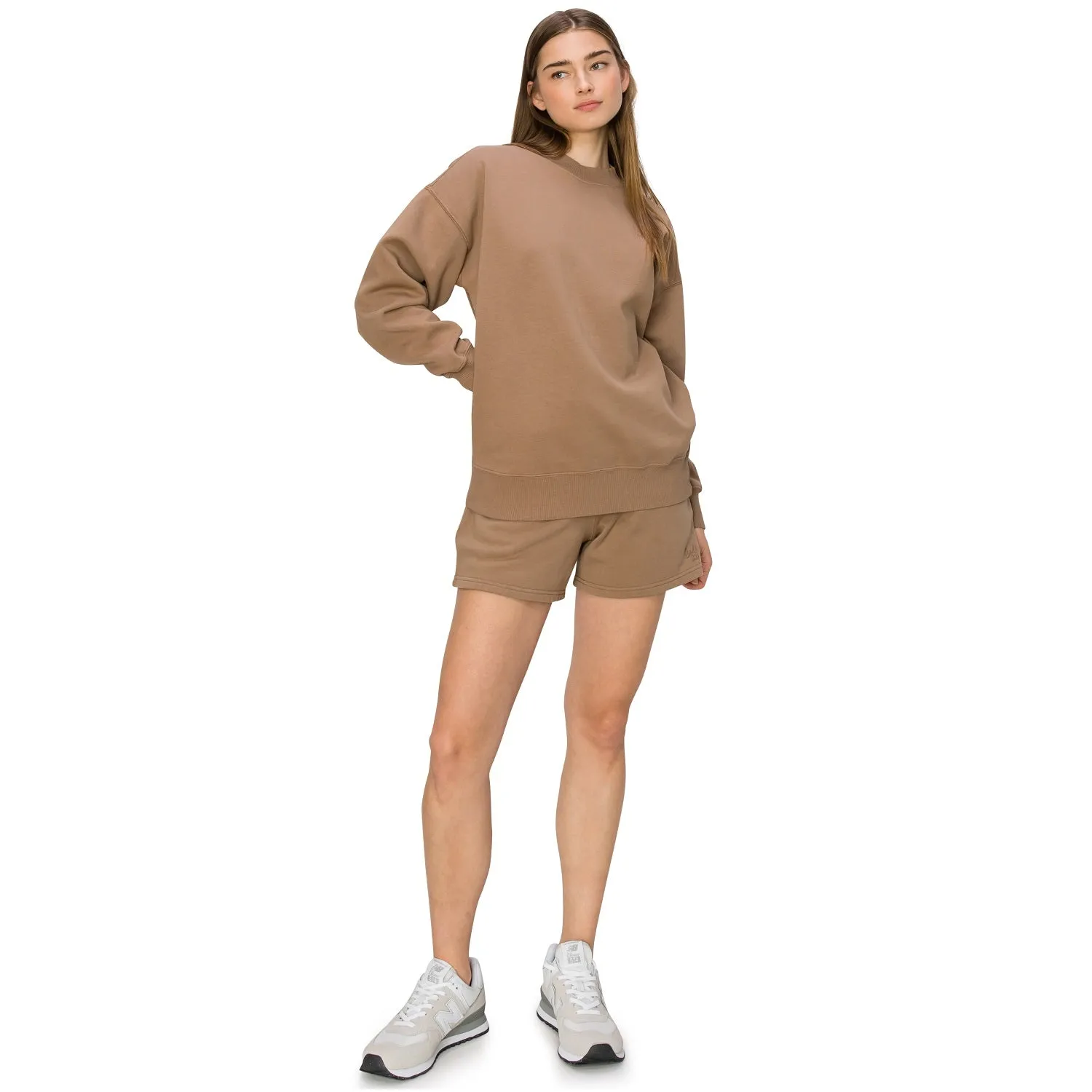 Cloud Fleece Crewneck Sweatshirt - Light Brown