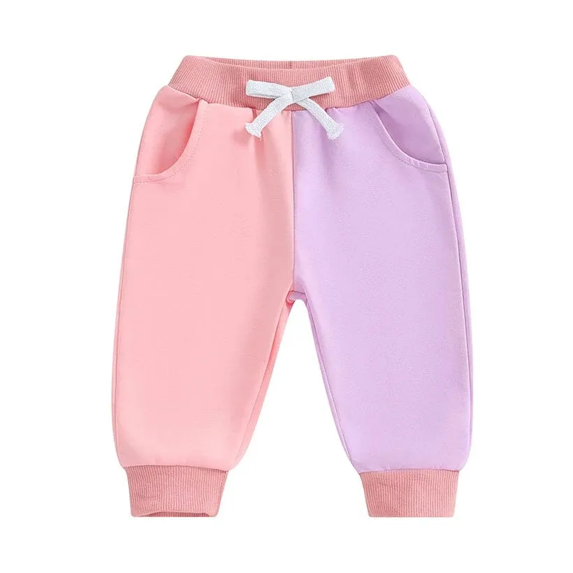 Color Block Baby Pants