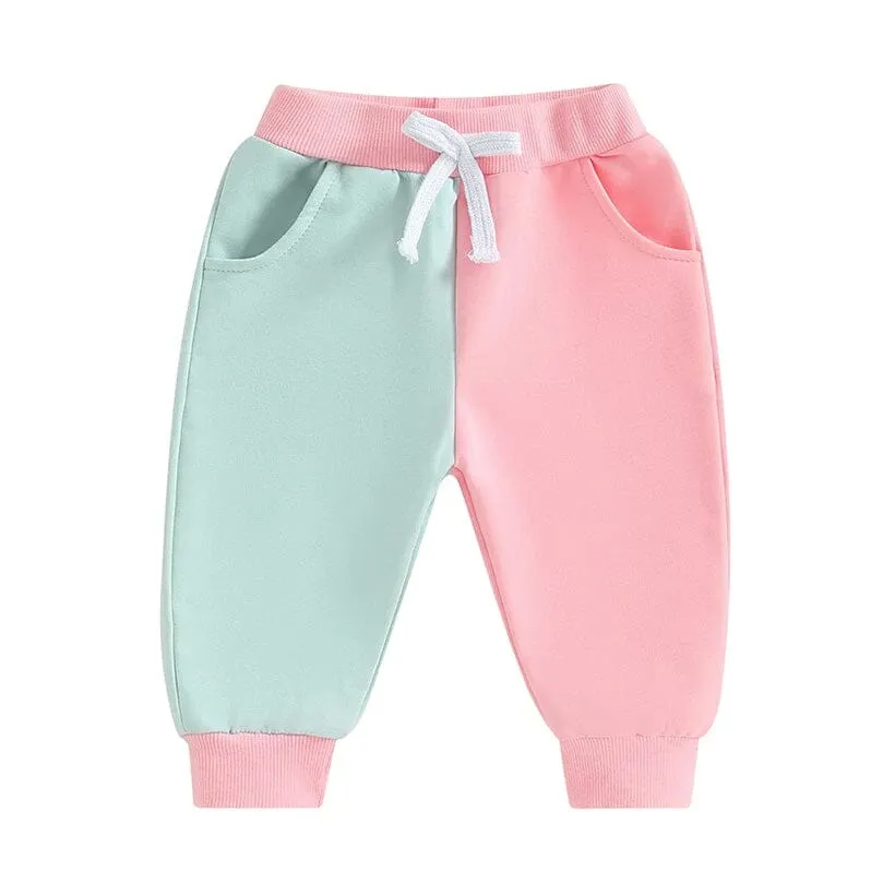 Color Block Baby Pants