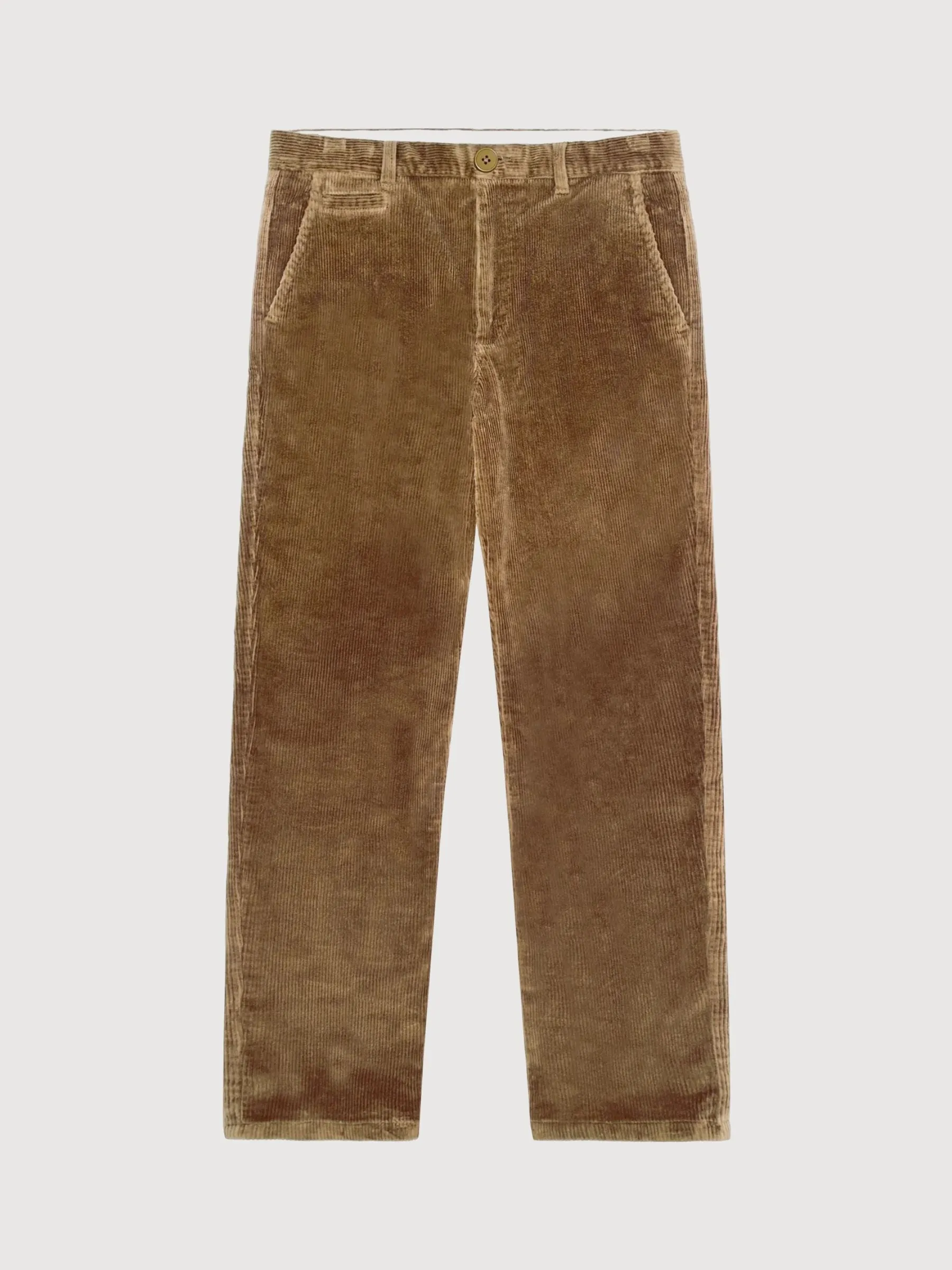 Corduroy Regular Chino Brown Man | Knowledge Cotton Apparel