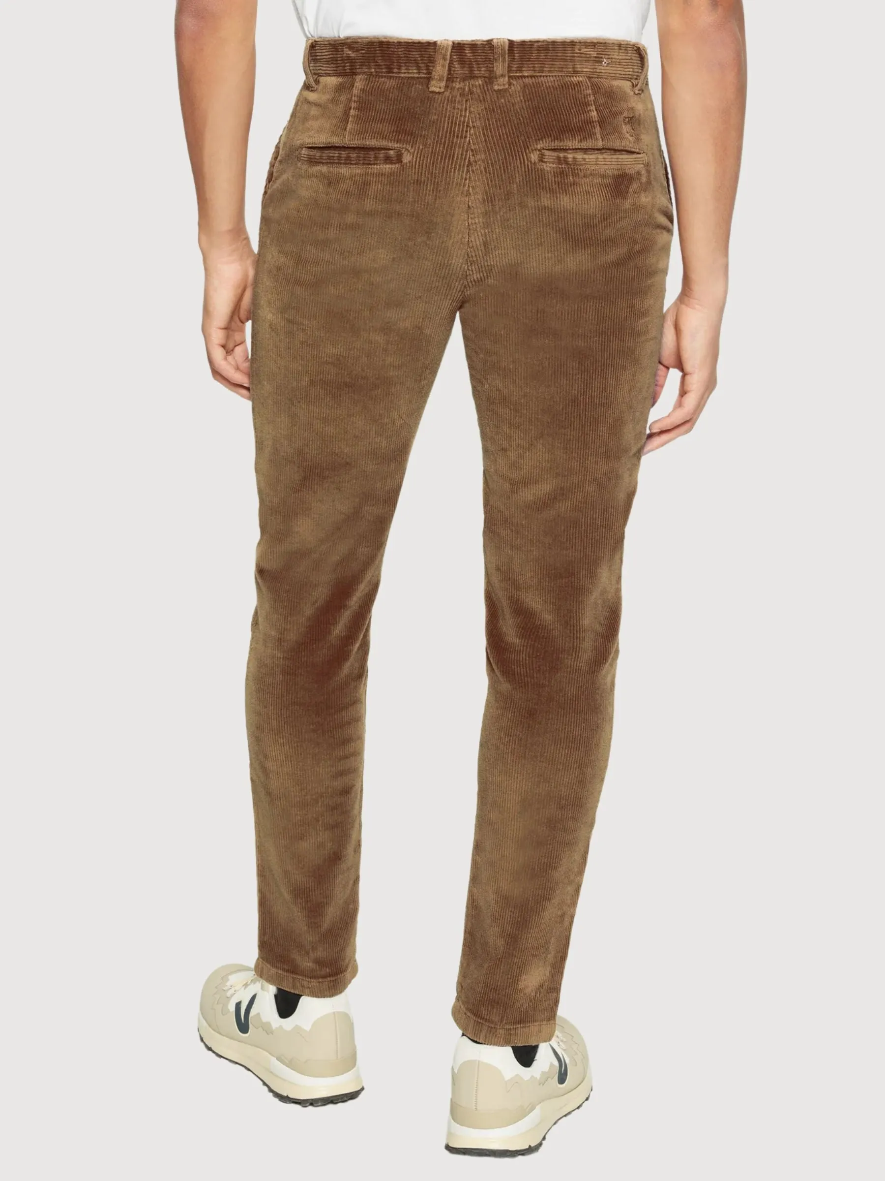 Corduroy Regular Chino Brown Man | Knowledge Cotton Apparel