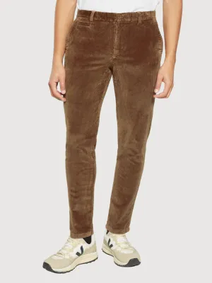 Corduroy Regular Chino Brown Man | Knowledge Cotton Apparel