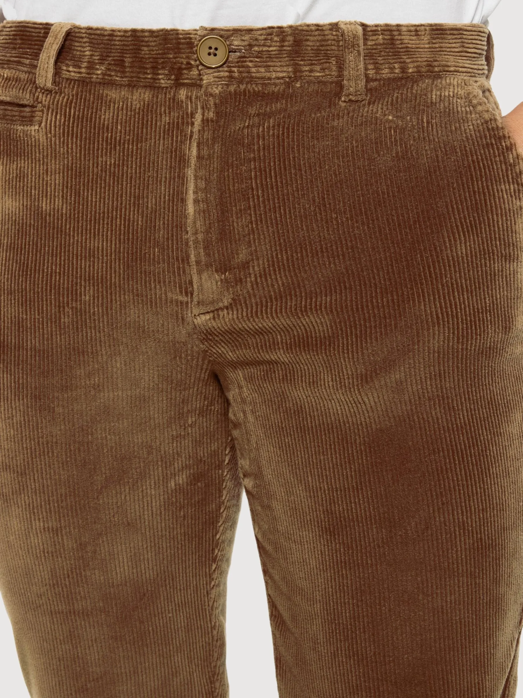 Corduroy Regular Chino Brown Man | Knowledge Cotton Apparel