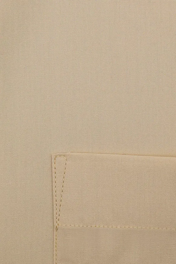 Cream Plain Formal Shirt
