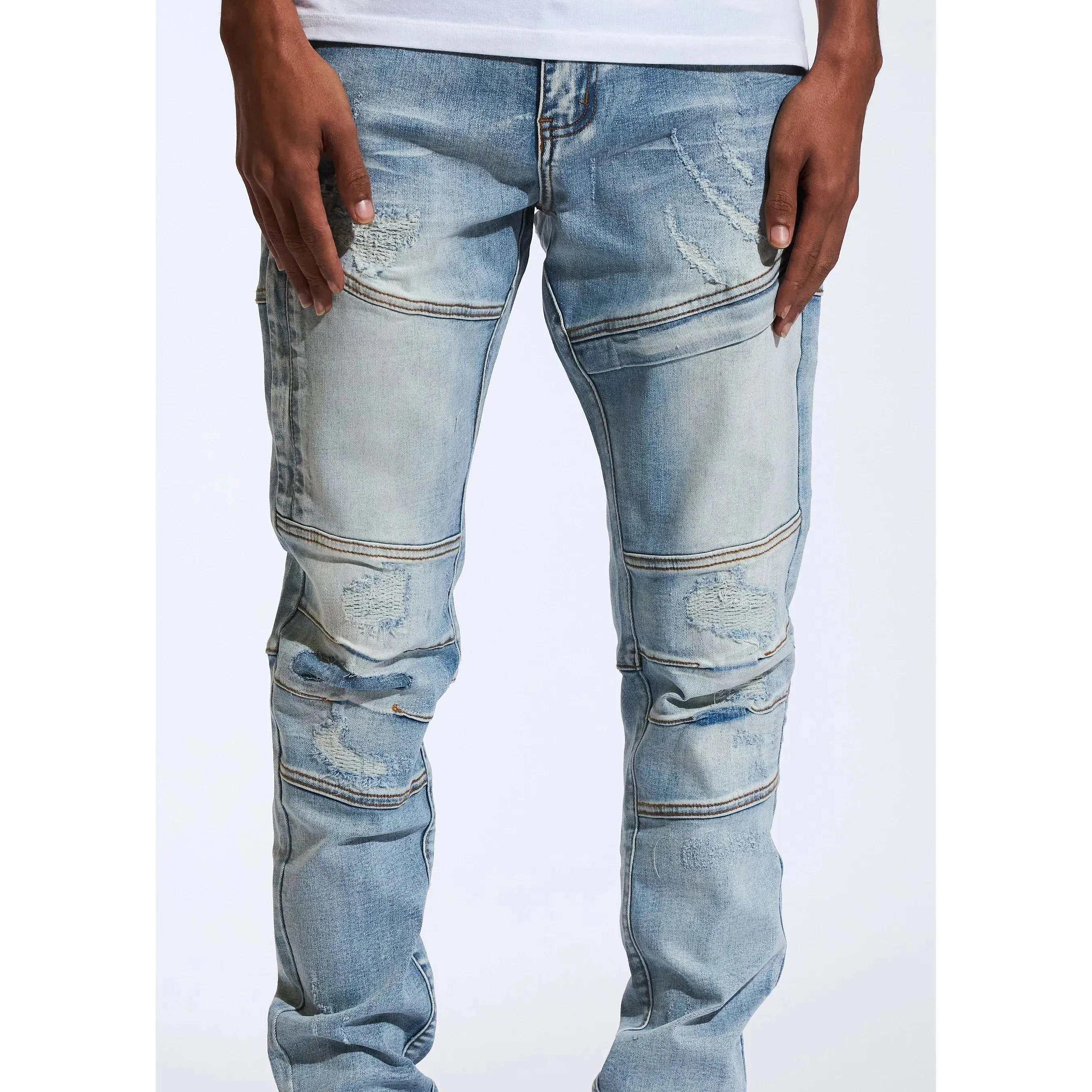Crysp Denim Kurt Light Blue Jeans (CRYSPHOL21-5)