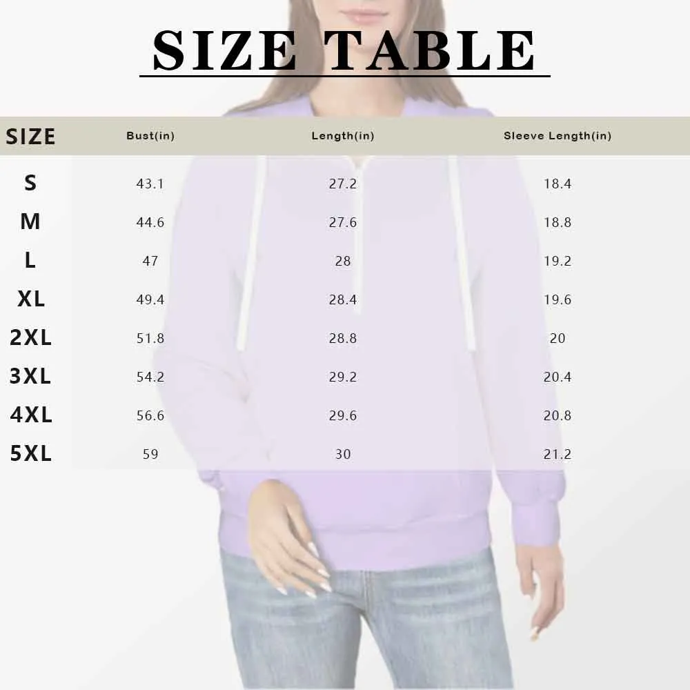 Custom Face Merry Christmas Women's Lapel Half Zip Pullover Drawstring Sweatshirts Fashion Outfits