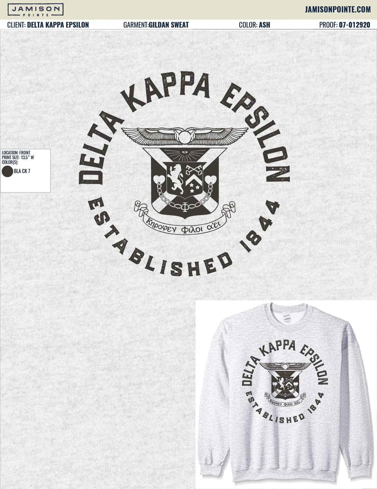 Delta Kappa Epsilon Vanderbilt University Vintage Sweatshirts