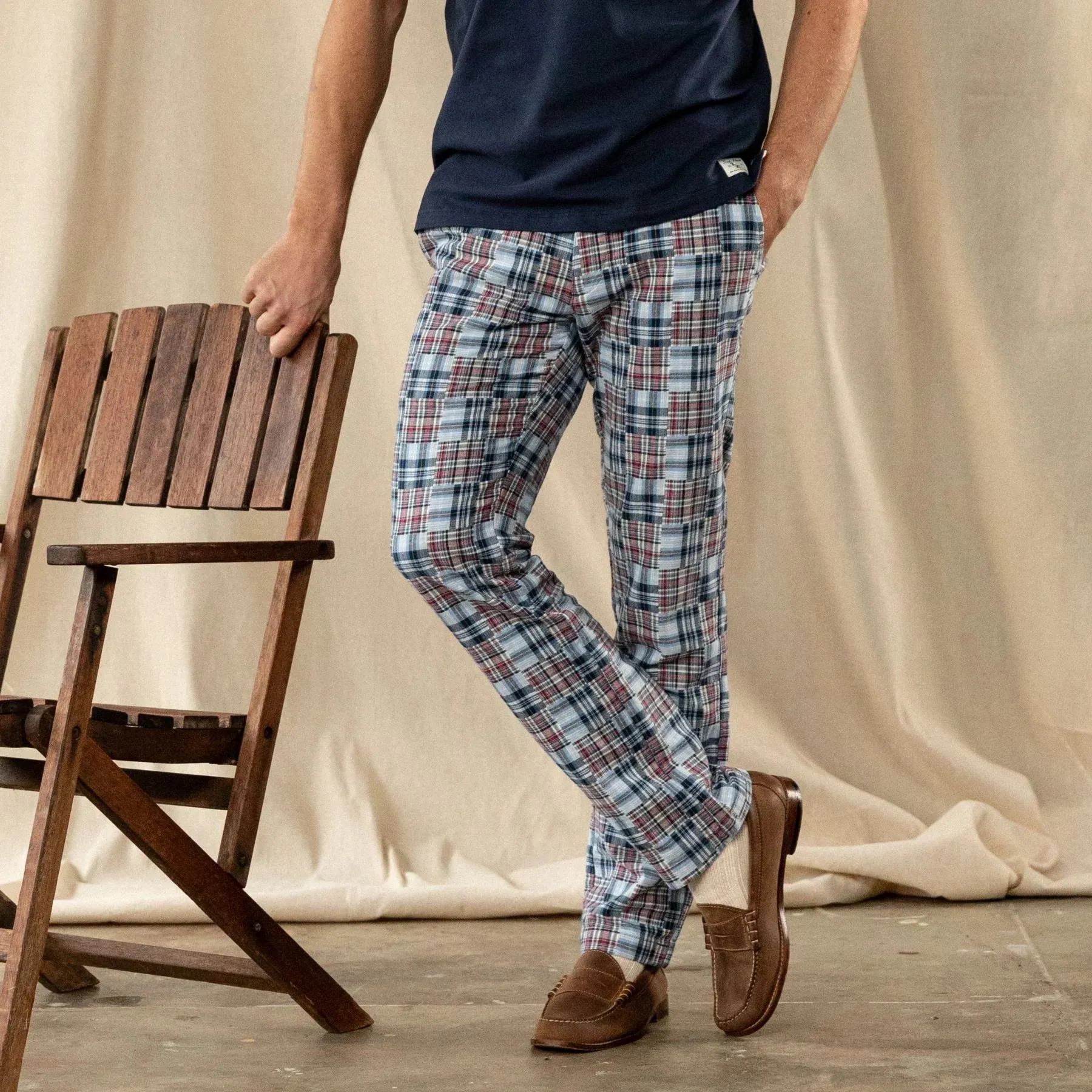 DH Madras Gold School Chinos