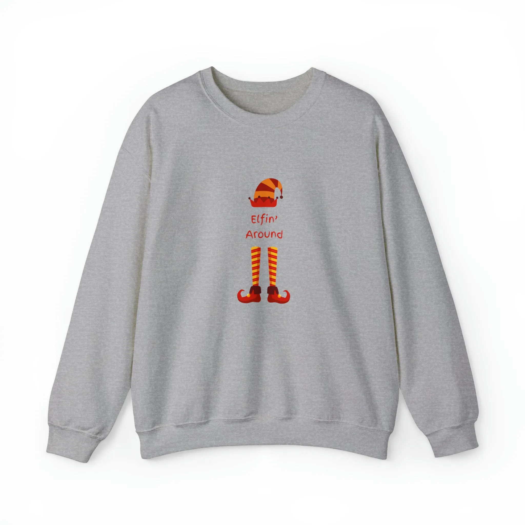 Elfin' Around Sweatshirt, Family Christmas Shirts, Personalized Shirts, Custom Shirts, Christmas Shirts, Elf Shirt, Matching Holiday Outfits