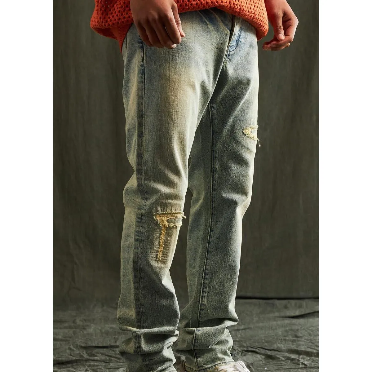 Embellish Kasher Light Blue Denim Jeans (EMBFALL123-017)