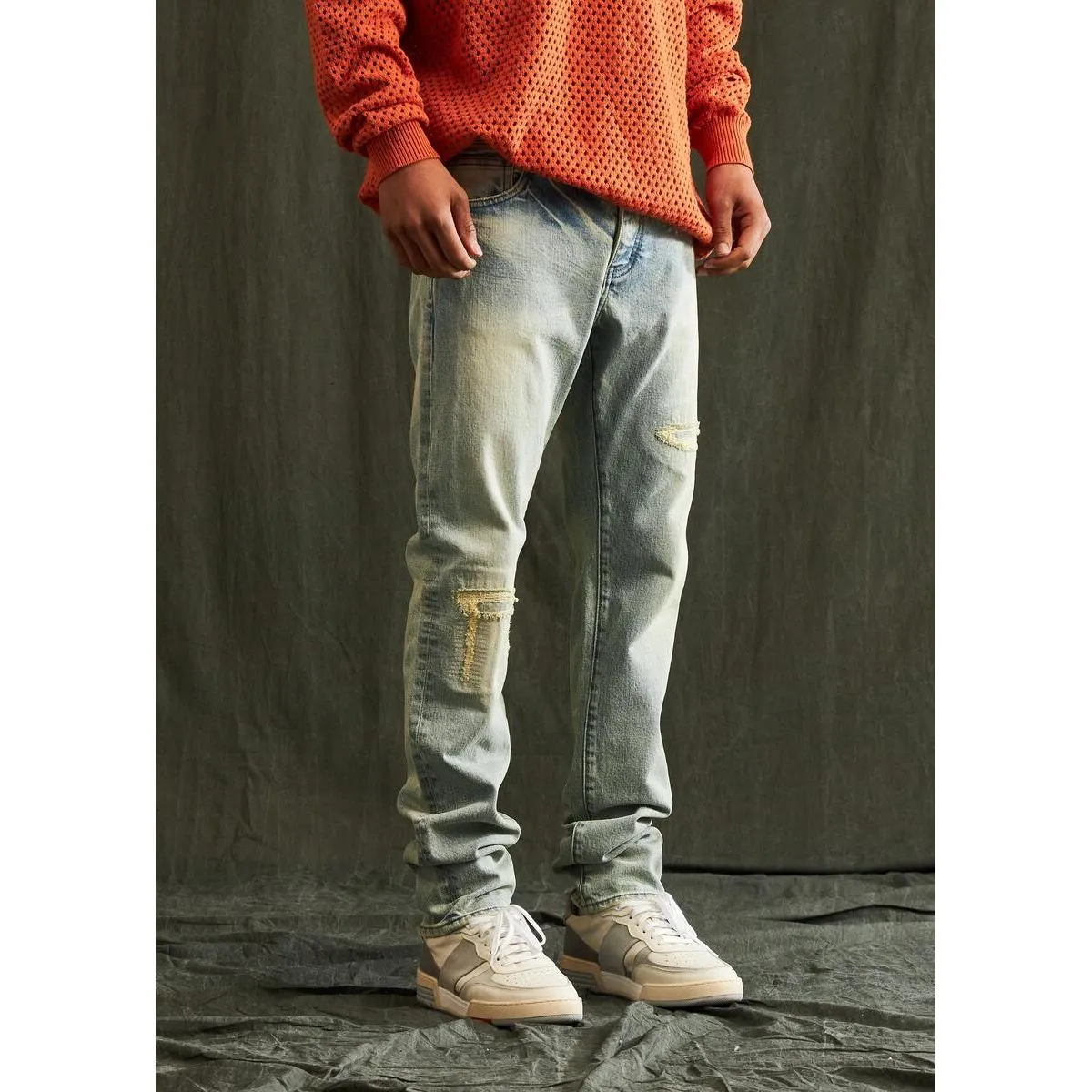 Embellish Kasher Light Blue Denim Jeans (EMBFALL123-017)