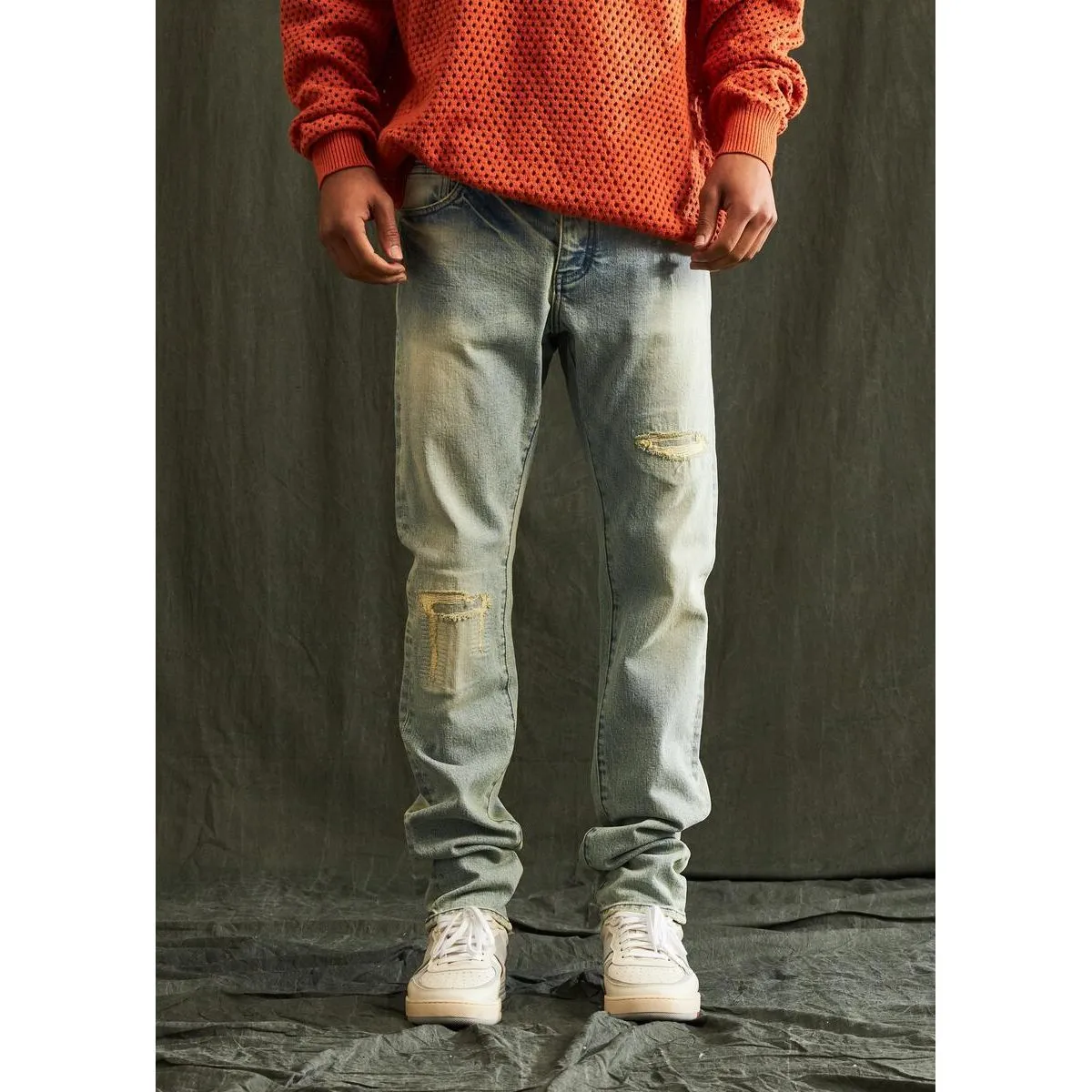 Embellish Kasher Light Blue Denim Jeans (EMBFALL123-017)