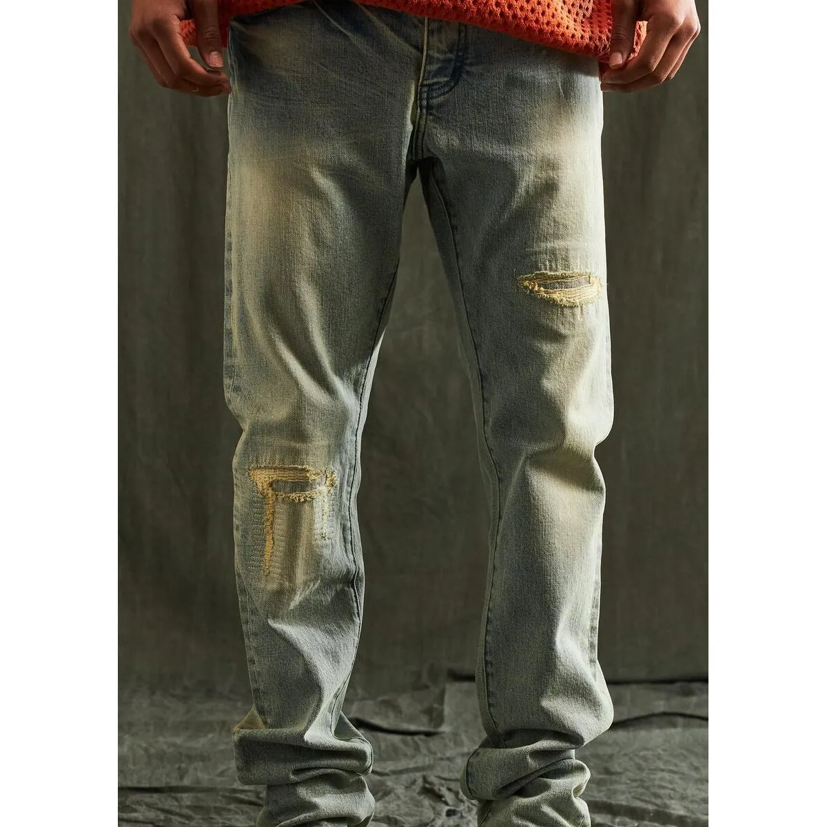 Embellish Kasher Light Blue Denim Jeans (EMBFALL123-017)