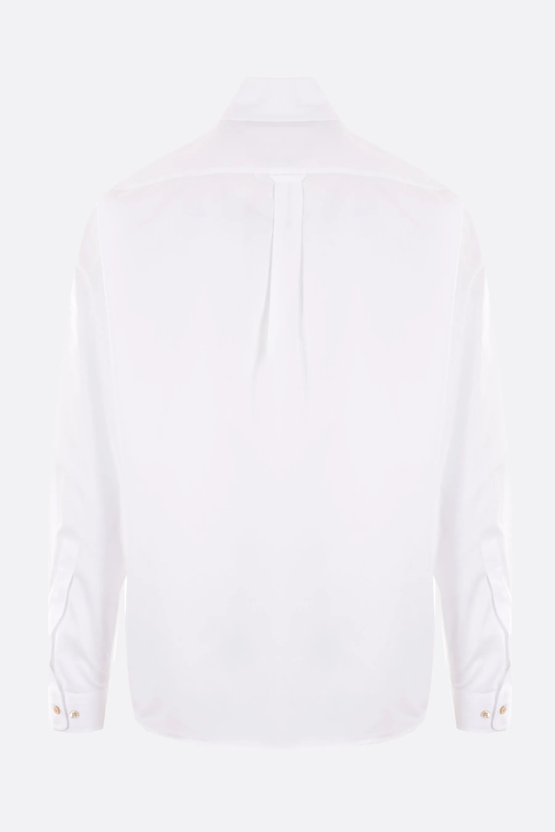 Embroidered Logo Poplin Shirt