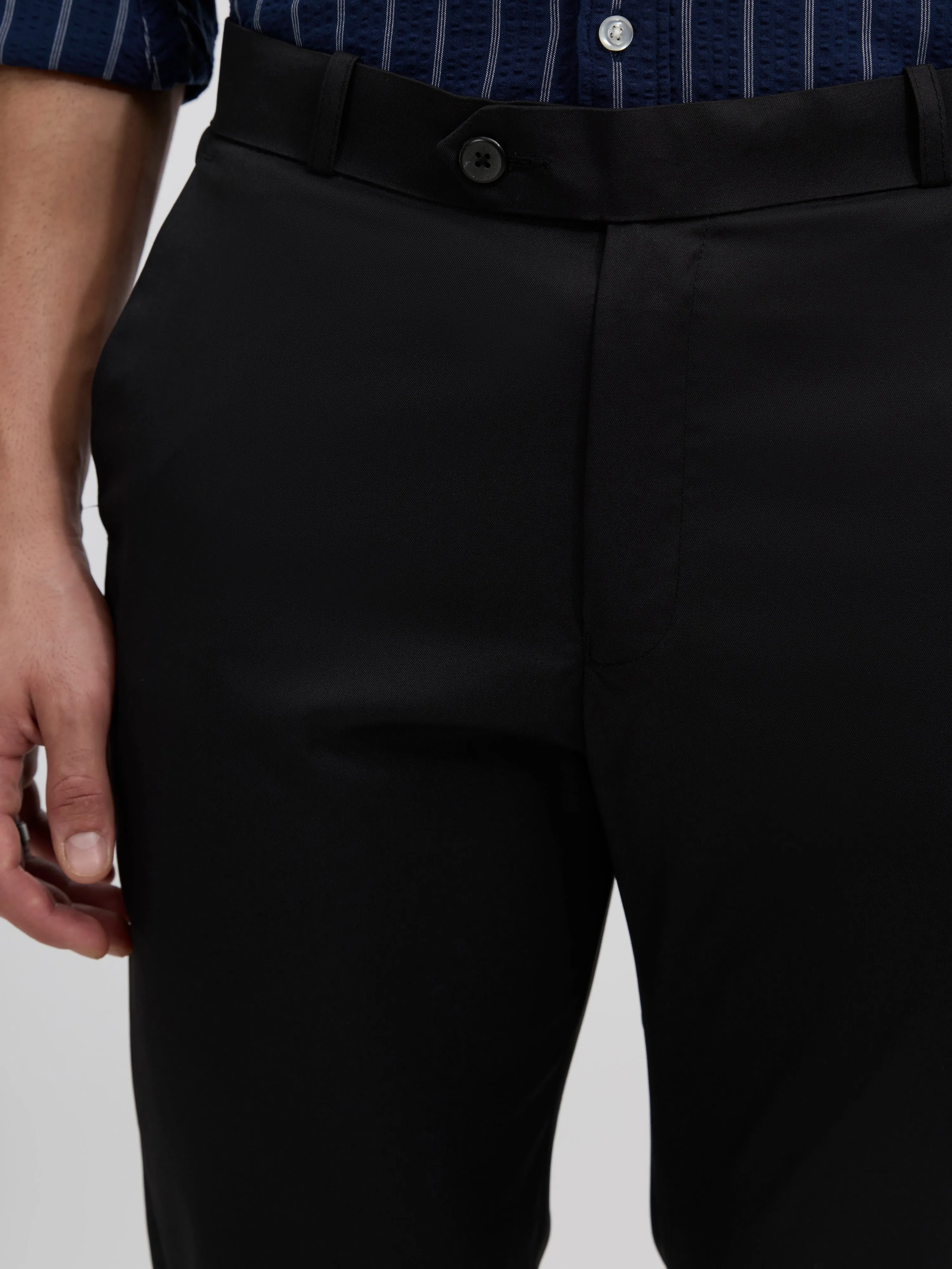 Falcon - Skinny fit Formal Pant - Black