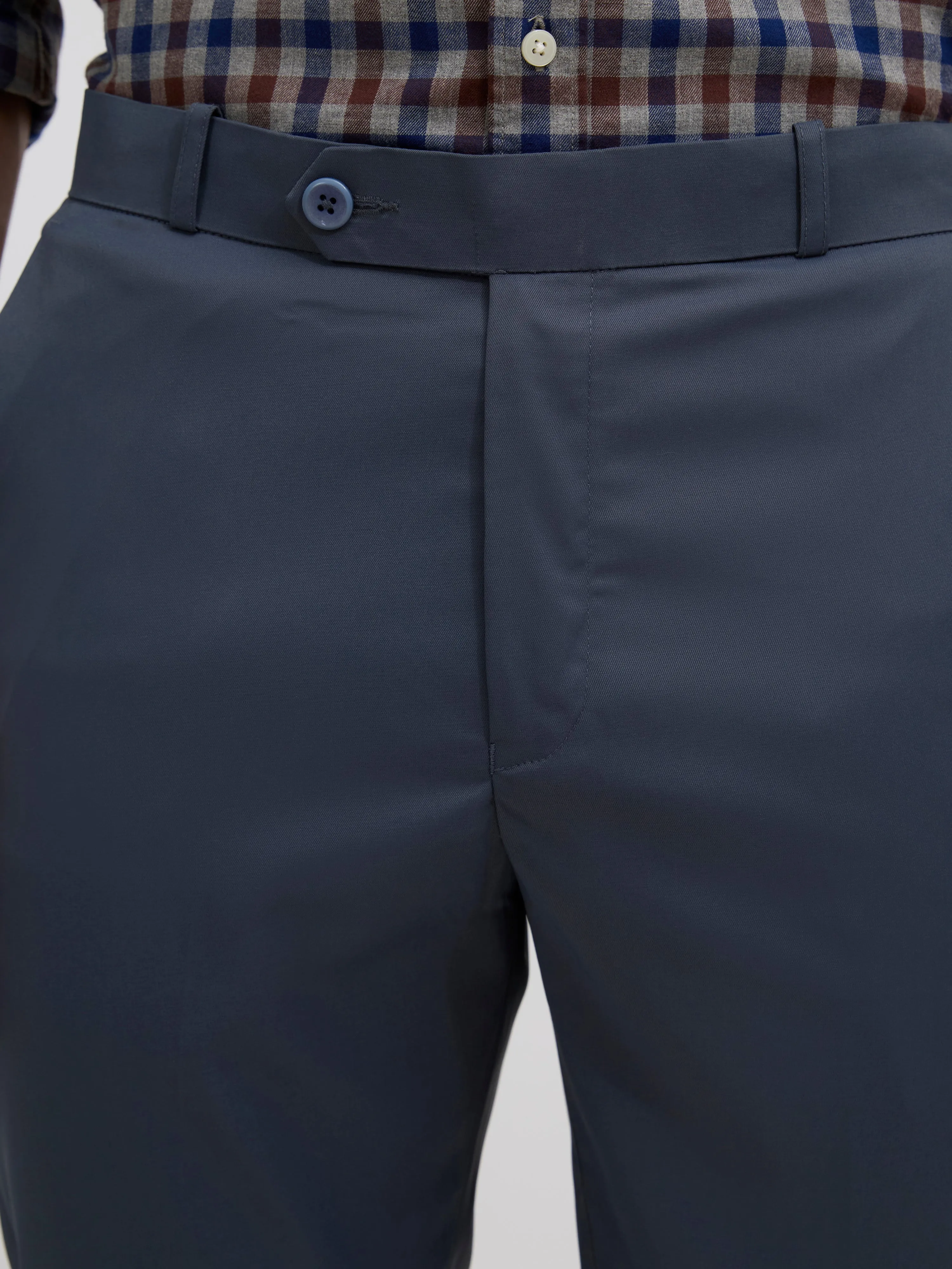 Falcon - Skinny fit Formal Pant - Cement Blue