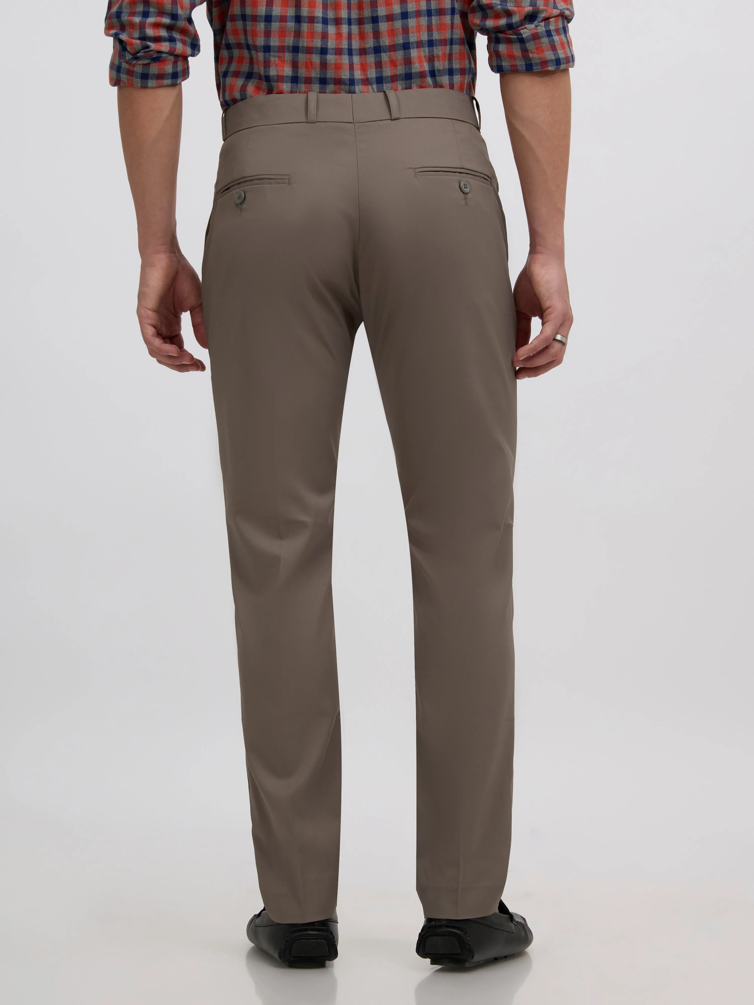 Falcon - Skinny fit Formal Pant - Cement Gray