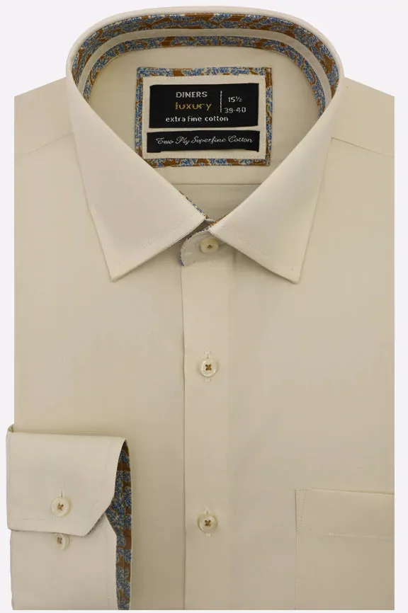Fawn Plain Formal Shirt