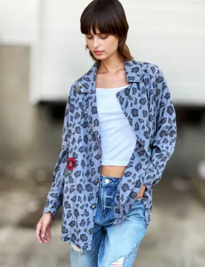Floral Jungle Embroidery Jacket