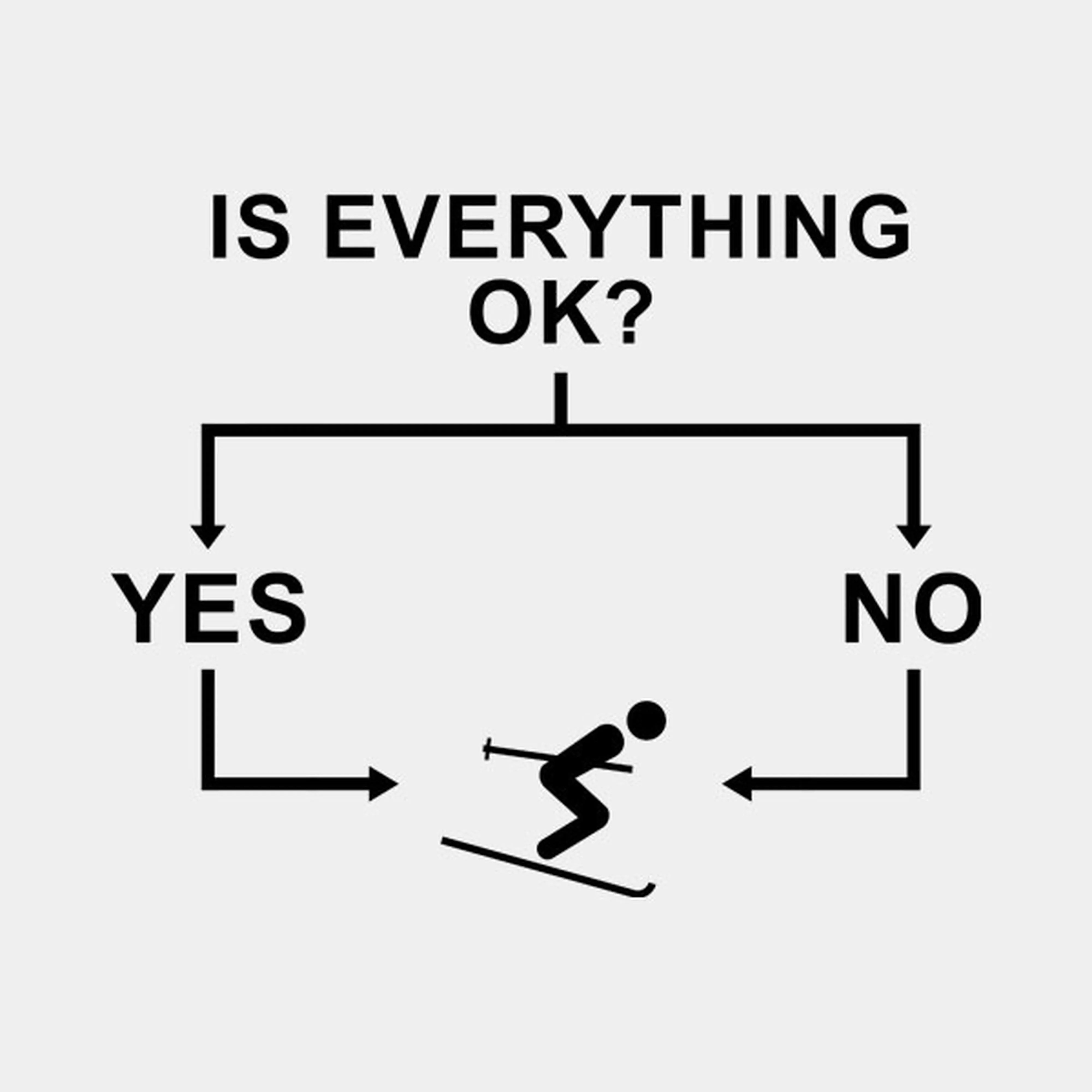 Flowchart (Skiing) - T-shirt