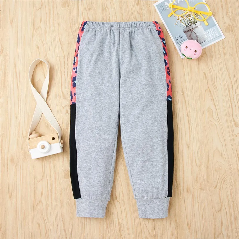 Girls Pattern Printed Long Sleeve T-shirts & Pants Girls Clothing Wholesalers