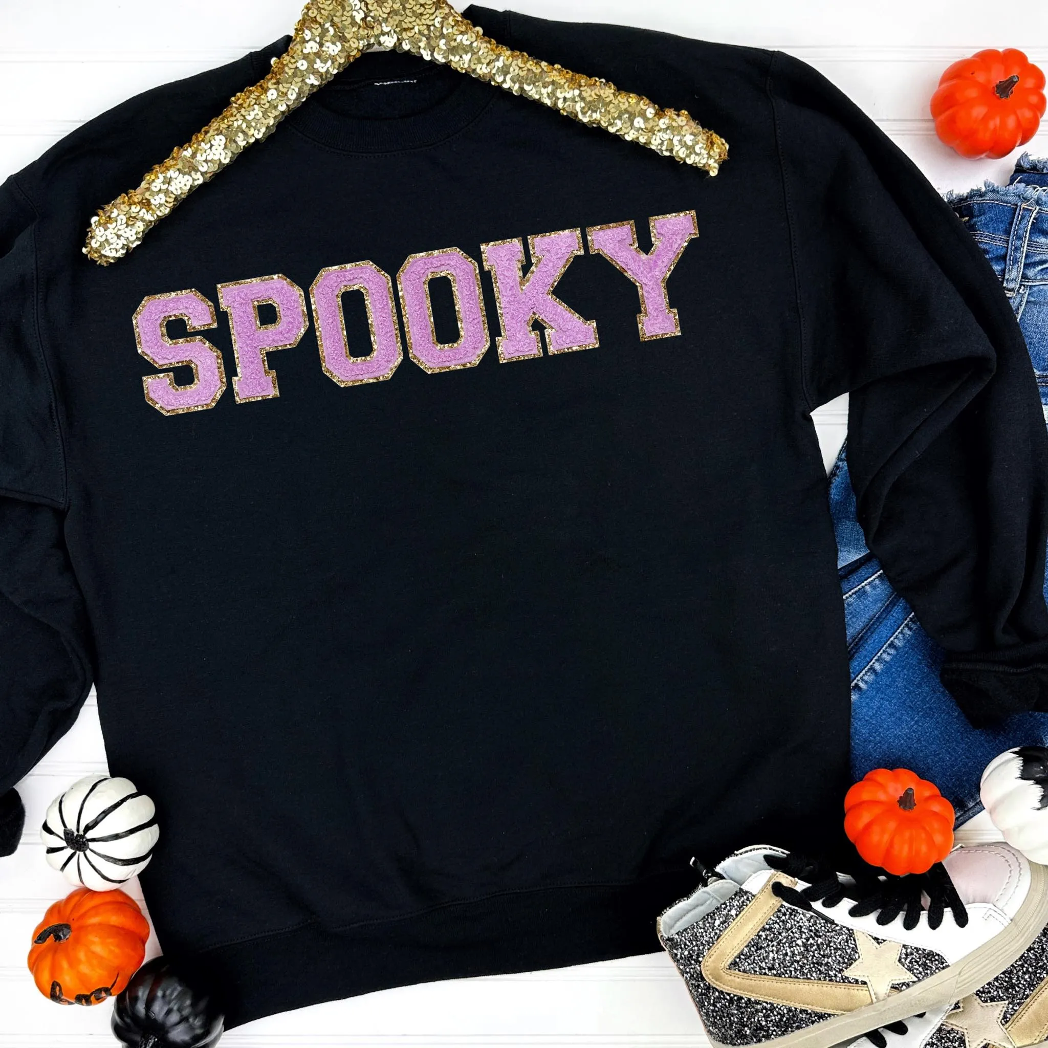 HALLOWEEN PATCH SWEATSHIRTS