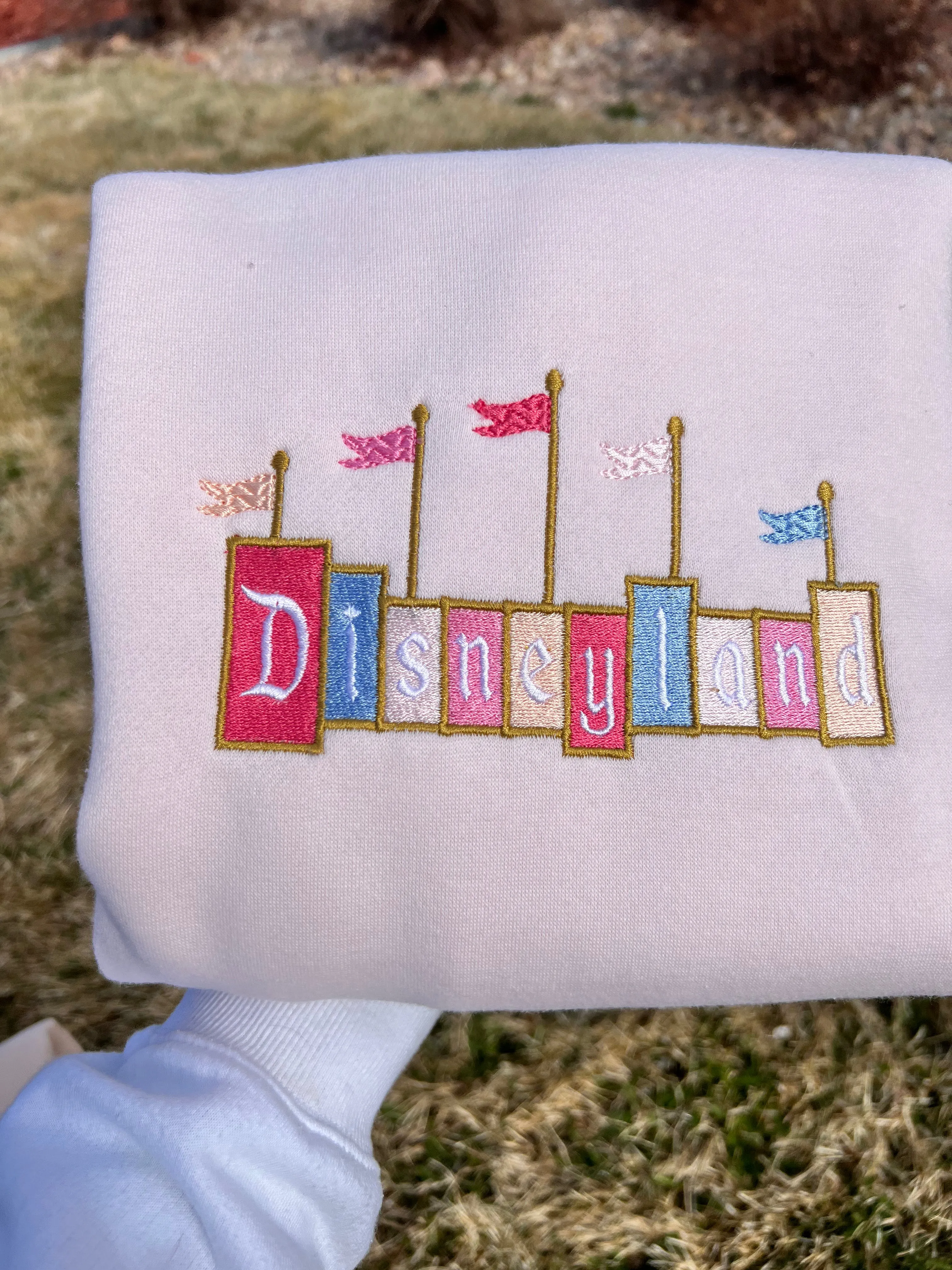 Happy Place Embroidered Sweatshirt