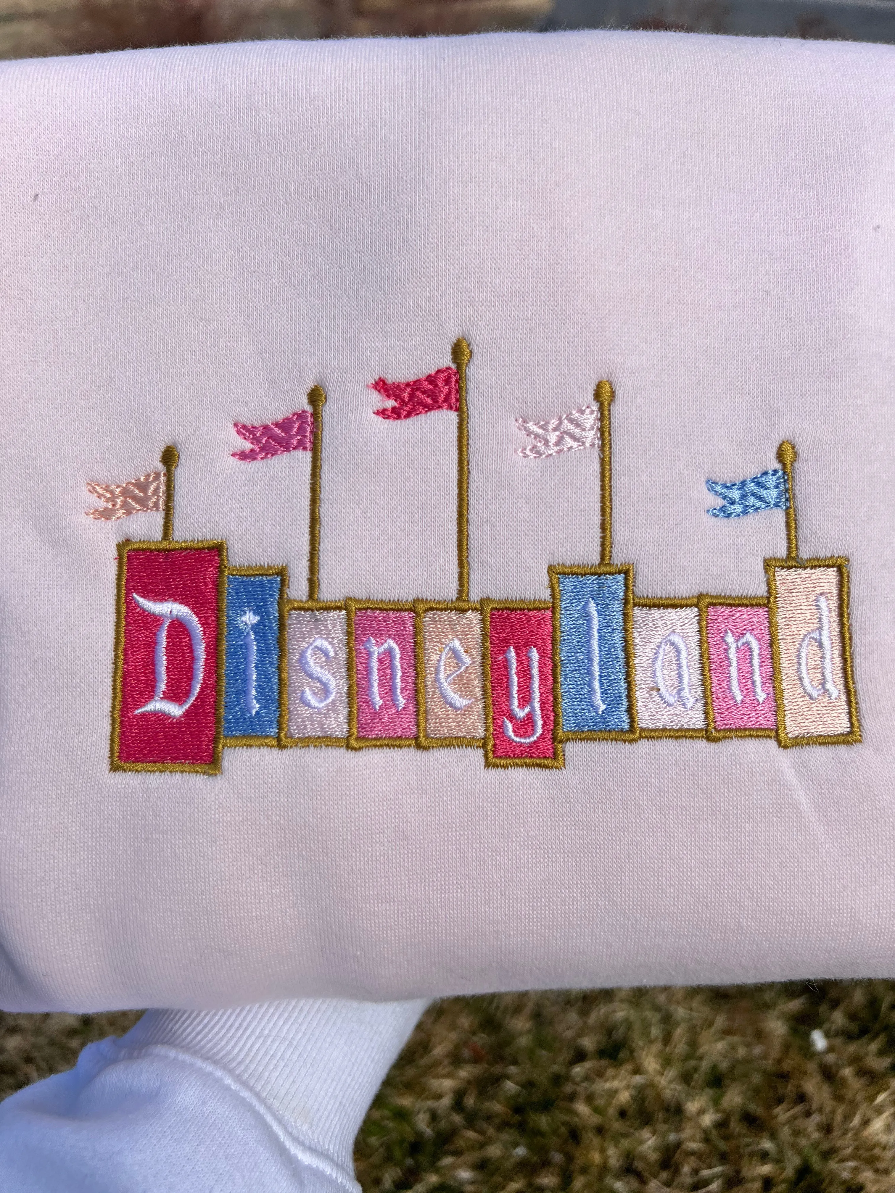 Happy Place Embroidered Sweatshirt