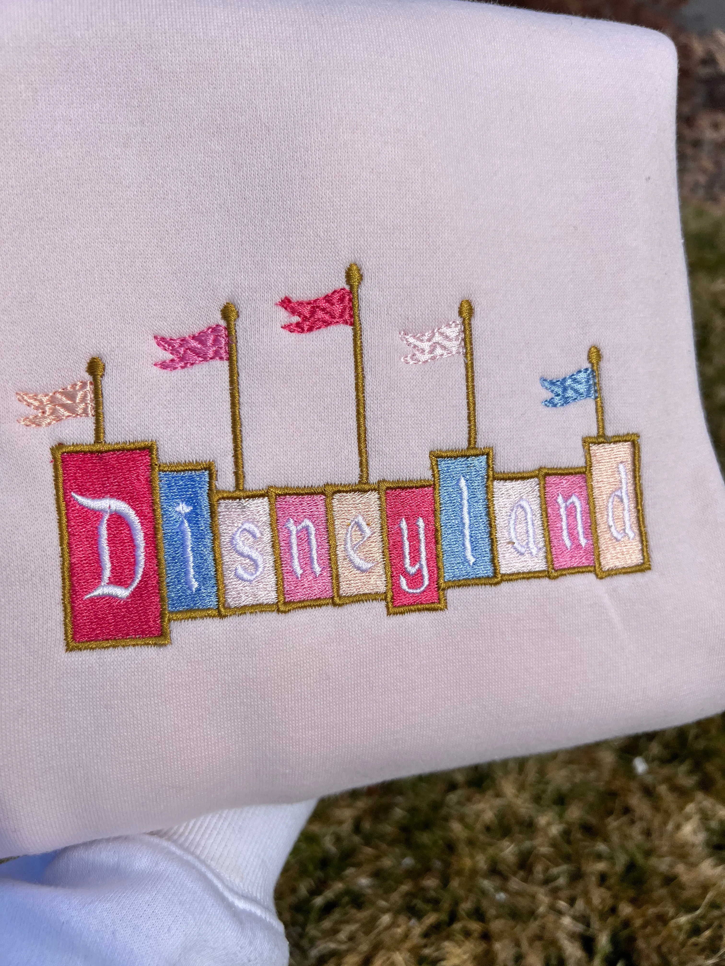 Happy Place Embroidered Sweatshirt