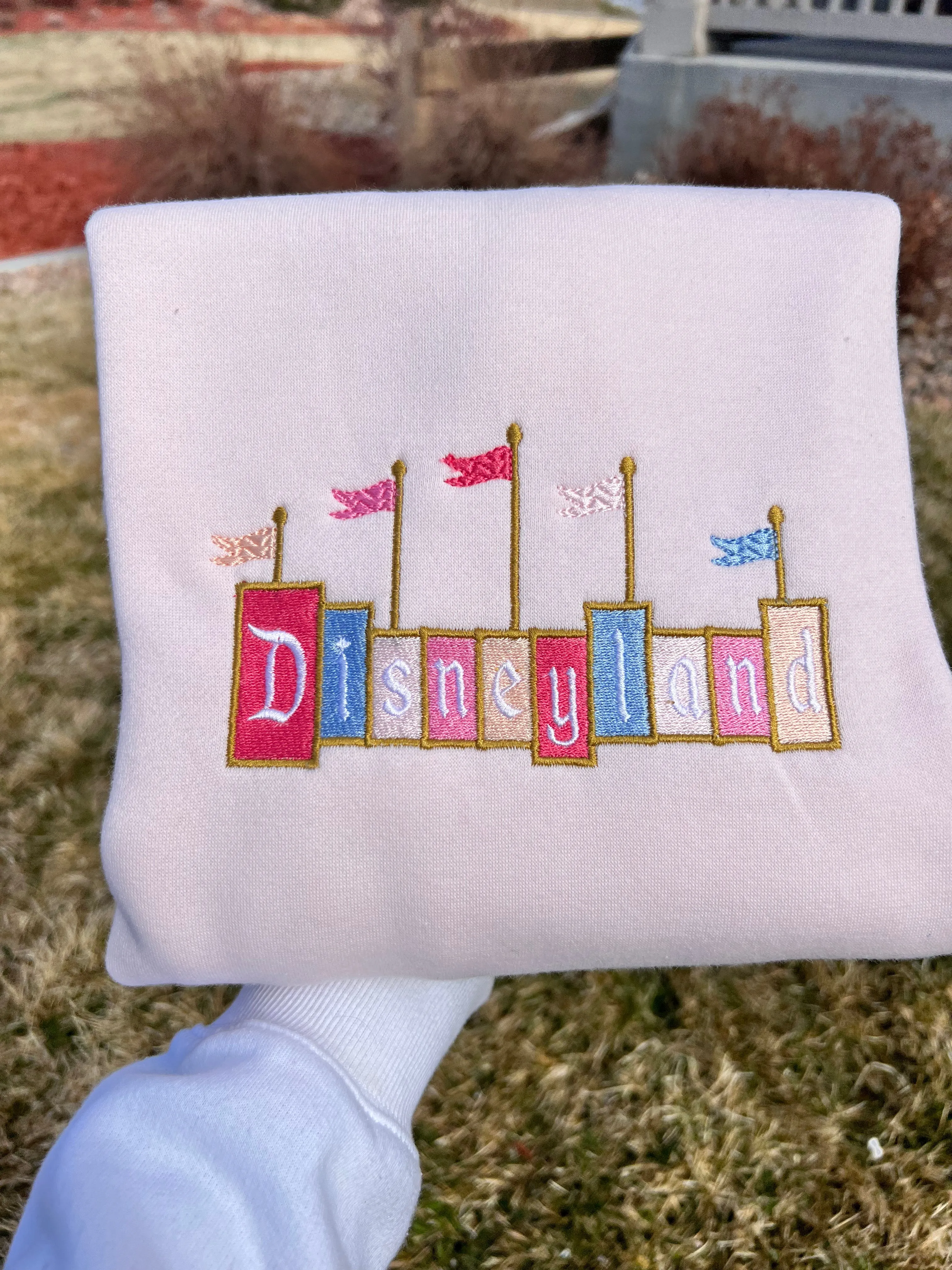 Happy Place Embroidered Sweatshirt