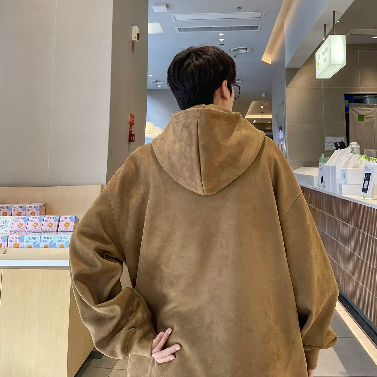 jpq Cross Star Suede Hoodie